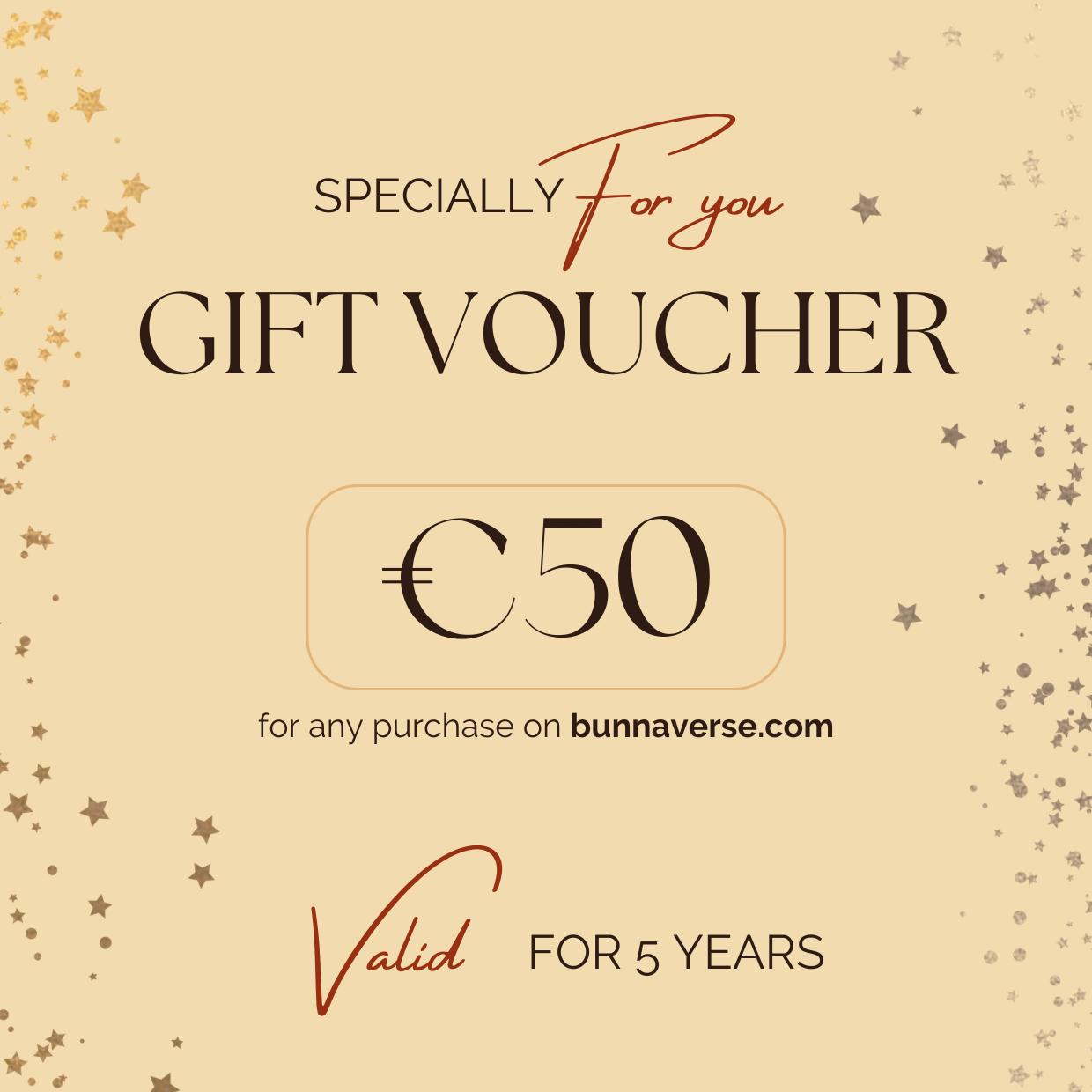 Bunnaverse Gift Voucher €50
